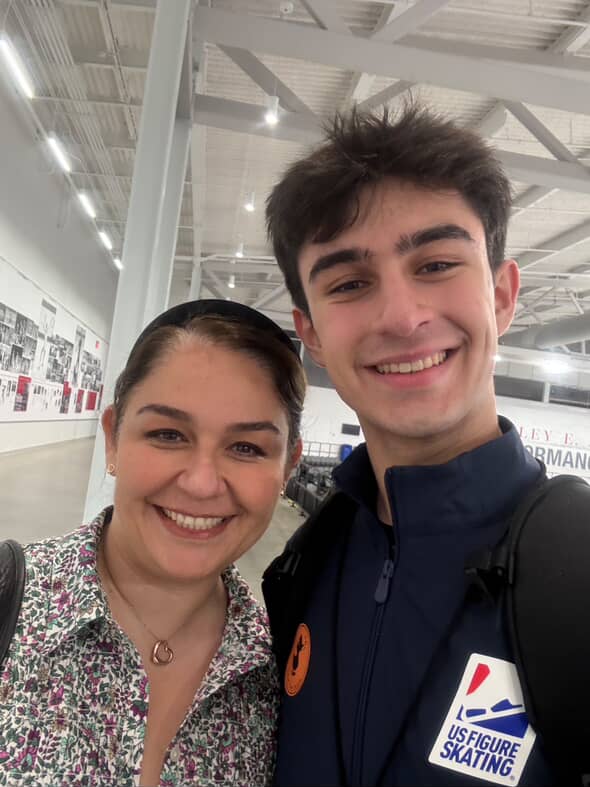 Ryan Azadpour and his mom